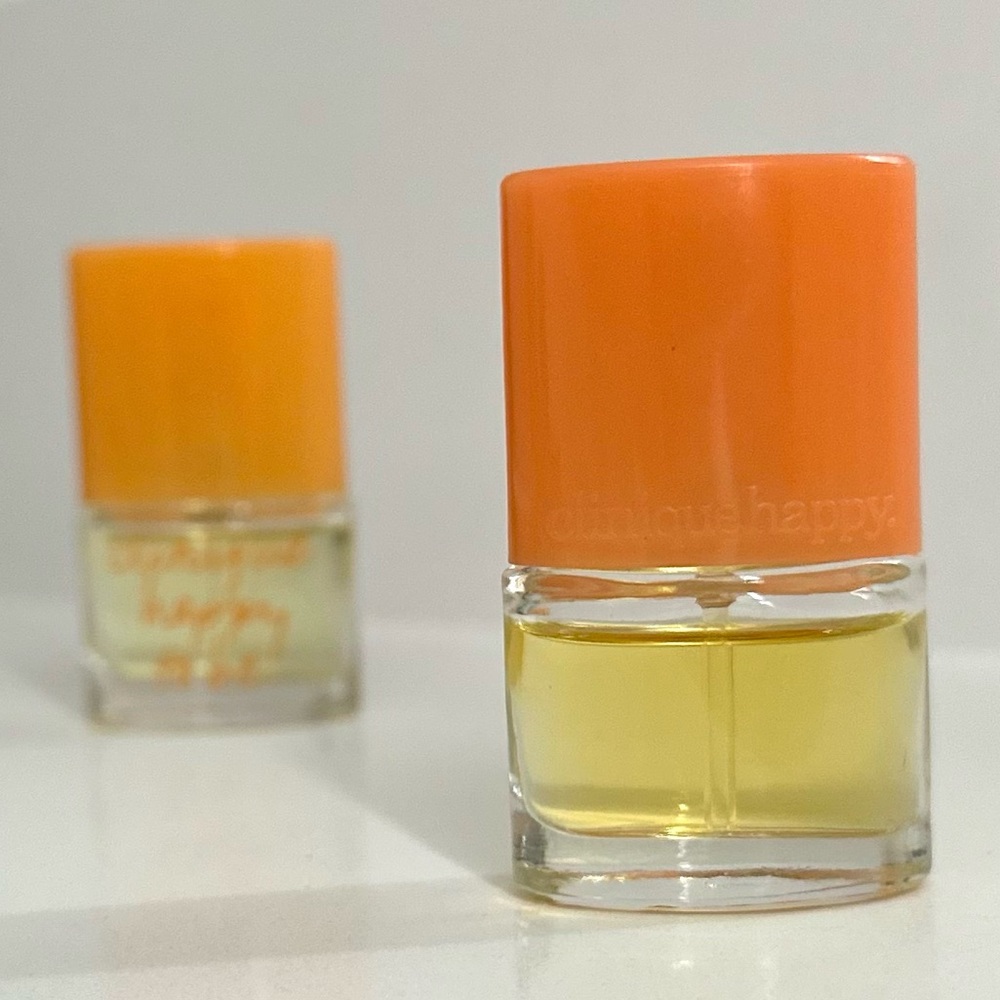 2pk Clinique Happy & Clinique Happy To Be Perfume Spray, 0.14 fl oz/4ml Bottles